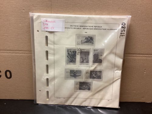 Schaubeck DDR  1980-1984 Vordrucke  gebraucht