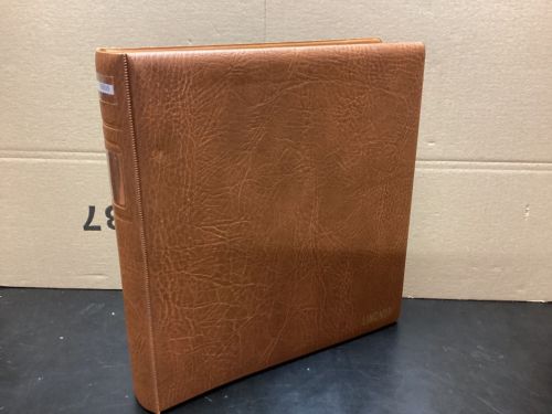 Lindner Ringbinder (18 Ringe) 1 mal gebraucht leer braun