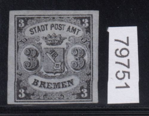 AD Bremen 1855, Mich.-Nr.: 1 x *