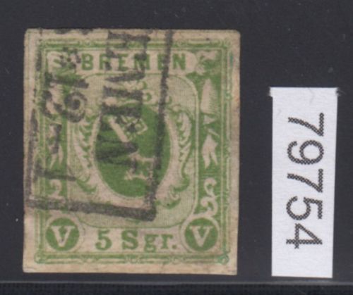 AD Bremen 1859, Mich.-Nr.: 4 gestempelt