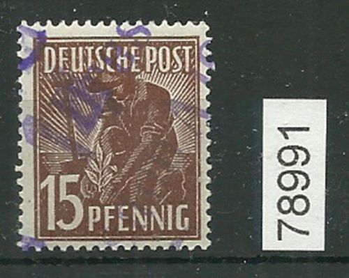 Bezirk 14 nr. 009a Dresden A19 C ** 15 Pf., violett, geprüft BPP