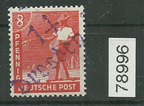 Bezirk 14 nr. 022 Dresden 36 ** 8 Pf., violett, geprüft BPP