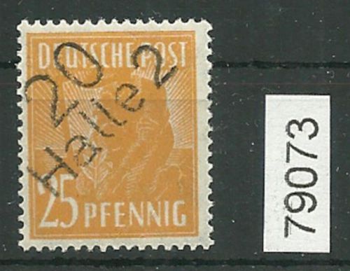 Bezirk 20 nr. 072m Halle 2 ** 25 Pf., geprüft BPP
