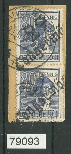 Bezirk 29 nr. 043 Tangermünde ʘ 80 Pf., Paar, geprüft BPP