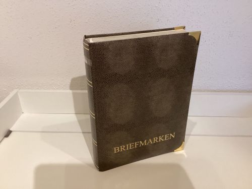 Briefmarkenalbum Einsteckalben DIN A4 64 Seiten weiß   gebraucht
