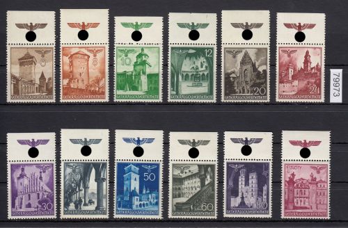 GG 1940, Mi.-Nr. 40-51 ** oberrand  mit HZ  lesen