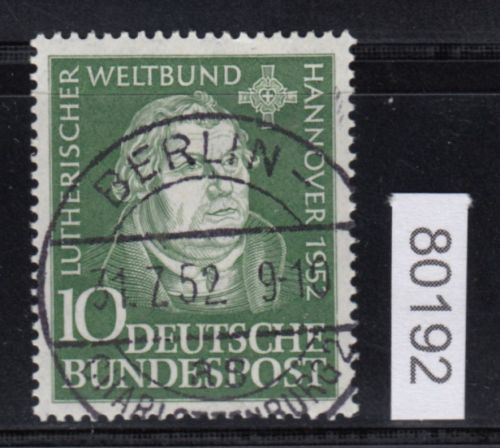 Bund 1952, Mich.-Nr.: 149 LUXUS Gest.+gummi  Berlin Charlottenburg