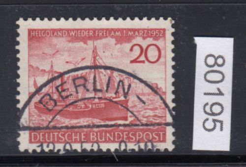 Bund 1952, Mich.-Nr.: 152 LUXUS Gestempelt  Berlin Charlottenburg