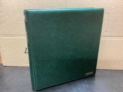 Lindner Ringbinder (18 Ringe) 1 mal gebraucht leer grün