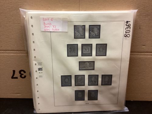 SAFE Bund 1949-73 Vordrucke  gebraucht  Altes System!!