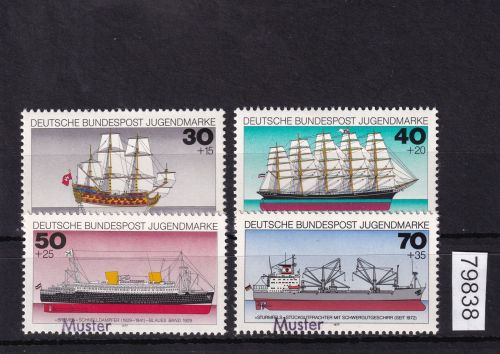 Bund 1977, Mich.-Nr.: 929-932 **  mit Aufdruck  Muster