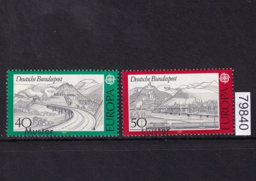 Bund 1977, Mich.-Nr.: 934+935 **  mit Aufdruck  Muster
