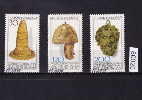 Bund 1977, Mich.-Nr.: 943-945 **  mit Aufdruck  Muster
