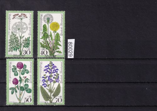 Bund 1977, Mich.-Nr.: 949-952 **  mit Aufdruck  Muster