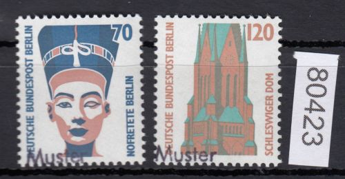 Berlin 1988, Mich.-Nr.: 814+815 **  mit Aufdruck  Muster