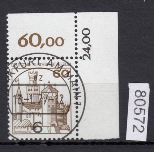 Bund 1977, Mich.-Nr.: 917 gestempelt Eckrand KBWZ  Frankfurt