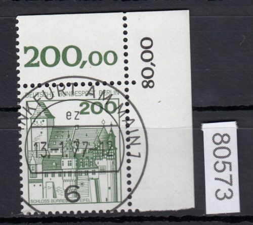 Bund 1977, Mich.-Nr.: 920 gestempelt Eckrand KBWZ  Frankfurt