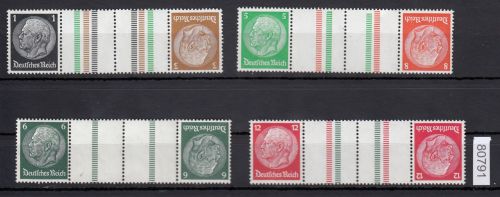 DR 1934 (MH 35), Mich.-Nr.: KZ 20-23  **