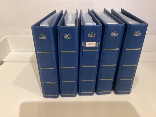 Briefe-ETB Album Lindner 5 Stück  mit Hüllen gebraucht