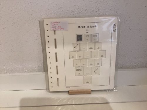 Leuchtturm Berlin 1948-76  Alte Beschriftung mit Klemmtaschen gebraucht