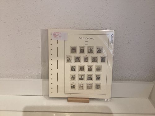 Leuchtturm Berlin 1977-79 Vordrucke mit Klemmtaschen gebraucht