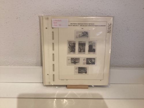 Schaubek DDR  1980-1984 Vordrucke  gebraucht