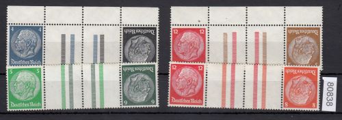 DR 1939 (MH 38), Mich.-Nr.:  KZ 30-33  **