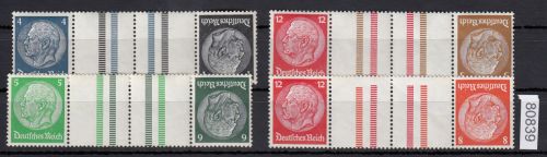 DR 1939 (MH 38), Mich.-Nr.:  KZ 30-33  **