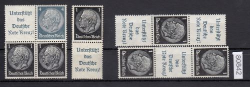 DR 1940 (MH 39), Mich.-Nr.:  S 211-214  **