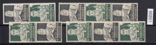 DR 1934 (MH 40), Mich.-Nr.: S 219-222  **