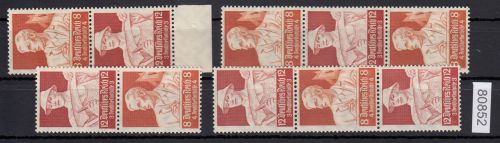 DR 1934 (MH 40), Mich.-Nr.: S 227-230  **