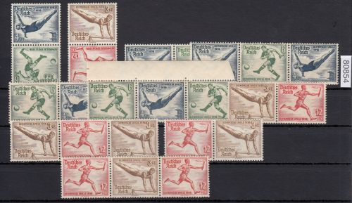 DR 1936 (MH 42), Mich.-Nr.: K 27+28 / W 103-10  **  Komplett