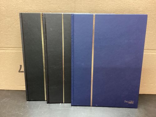 Briefmarkenalbum Einsteckalben A4  3 Stück a 16 Seiten weiß   gebraucht