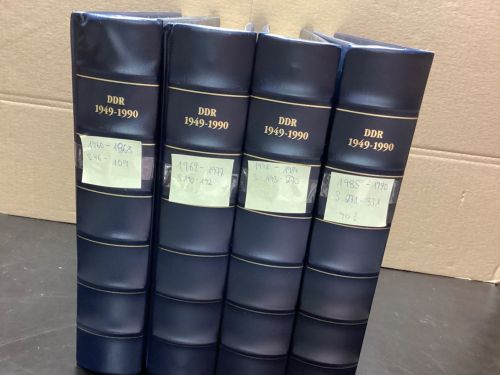 Borek DDR 1960- 90  Falzlos Vordruckalben mit Taschen Komplett