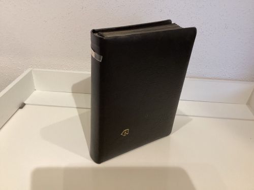 Briefmarkenalbum Einsteckalben  DIN A4 32 Seiten schwarz gebraucht