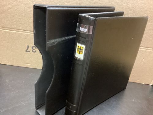 Lindner Ringbinder + Kassette schwarz gebraucht LESEN