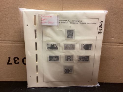 Schaubek BUND 1990-2000 Vordrucke  gebraucht