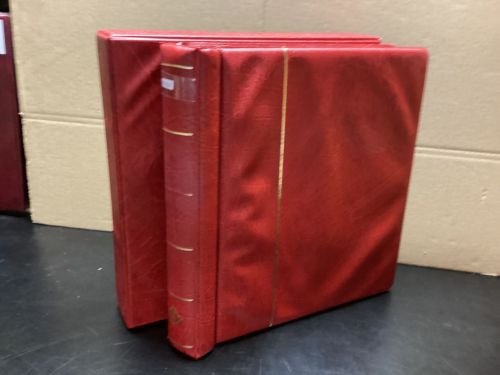 Leuchtturm Drehstabbinder+Kassette  gebraucht leer rot