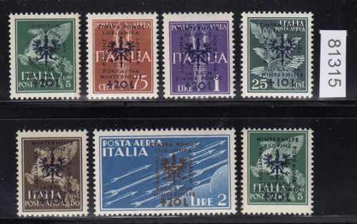 Laibach, Mi.-Nr. 39-44 **  lesen