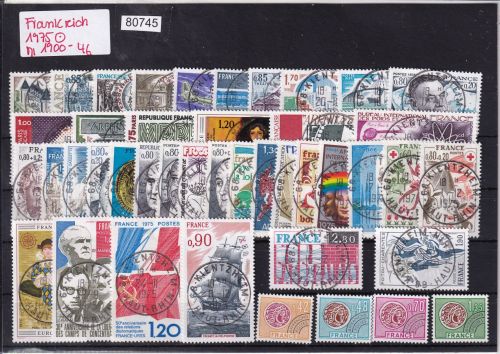 Frankreich 1975 : Mi.-Nr.: 1900-46 gestempelt