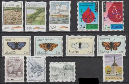 Finnland/Aland 1994 : Mi.-Nr.: Komplett **