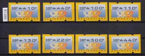 Bund 1999, Mich.-Nr.: ATM 3.1 **  10-440 Pf  (DBP)  TS 1  mit Zählnummer