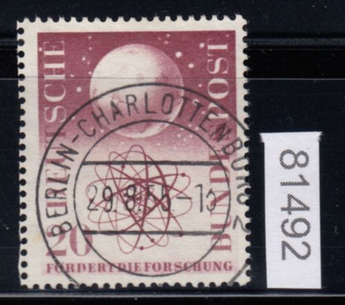 Bund 1955, Mich.-Nr.: 214 LUXUS  Gestempelt Berlin-Charlottenburg