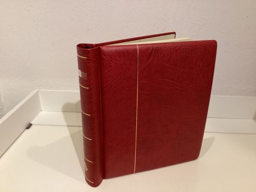 Leuchtturm Klemmbinder  gebraucht Leer rot