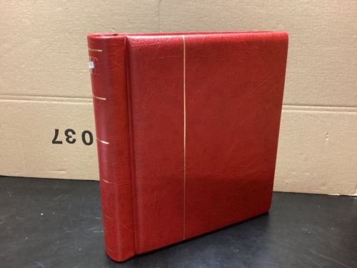 Leuchtturm Klemmbinder  gebraucht Leer rot