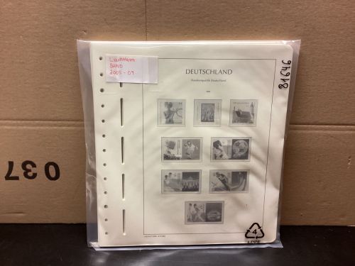 Leuchtturm Bund 2005-09 Vordrucke mit Klemmtaschen gebraucht