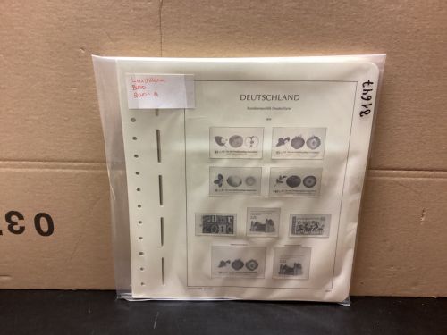 Leuchtturm Bund 2010-14 Vordrucke mit Klemmtaschen gebraucht