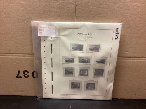 Leuchtturm Bund 2016 Vordrucke mit Klemmtaschen gebraucht