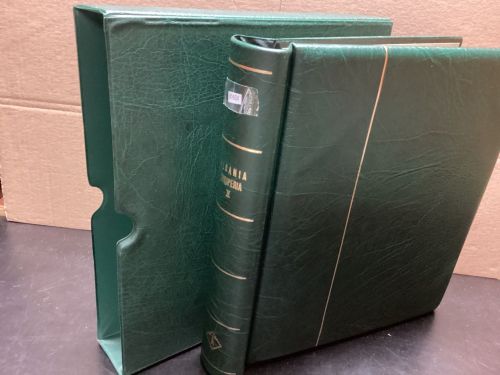 Leuchtturm Klemmbinder + Kassette  Wattiert leer grün