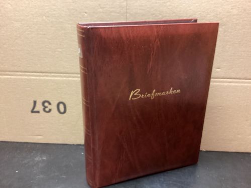 Briefmarkenalbum Einsteckalben DIN A4 60 Seiten schwarz   gebraucht